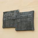 Chełmno Kurt Schumacher birthplace plaque