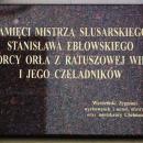 Chelmno, Stanisław Ebłowski plaque