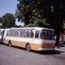 Two Autosan H9-21 buses in Chełmno, Poland August 1990